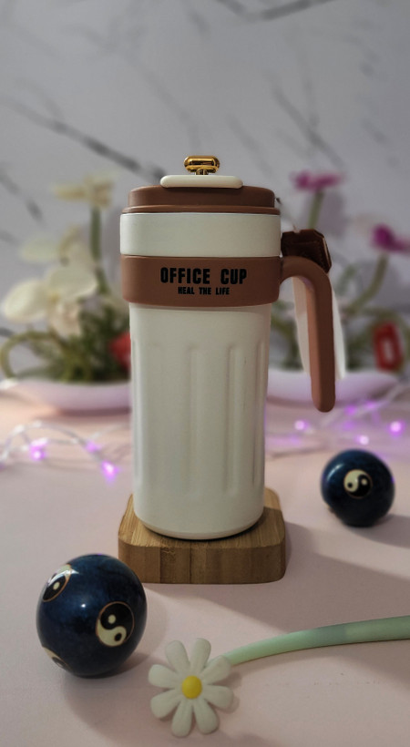 ماگ مسافرتی دستهدار ۶۵۰ میلیلیتر OFFICE CUP – تراول ماگ مخصوص محل کار و روزمره