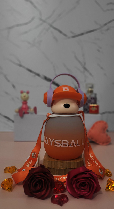 قمقمه کودک طرح خرس بیسبال هدفوندار Baysball – نیدار بنددار (۴۶۰ میل)