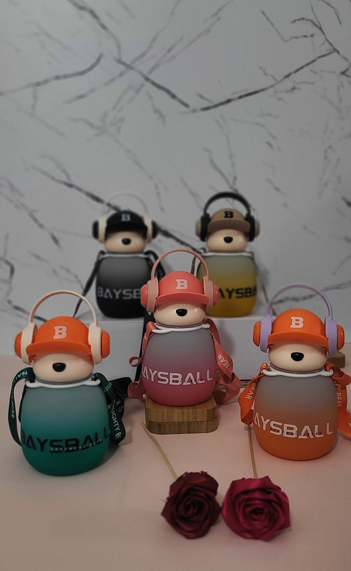 قمقمه کودک طرح خرس بیسبال هدفوندار Baysball – نیدار بنددار (۴۶۰ میل)