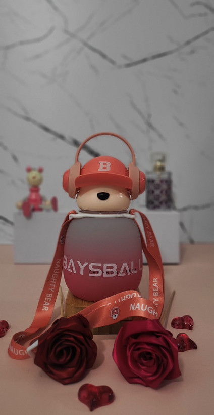 قمقمه کودک طرح خرس بیسبال هدفوندار Baysball – نیدار بنددار (۴۶۰ میل)